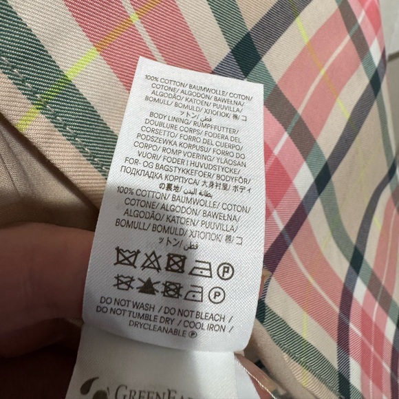 Boden Spring Plaid Trench coat - Picture 9 of 11